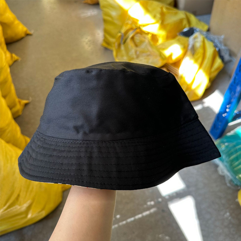 Adult travel sun protection bucket hat parent-child hat printed with embroidered logo